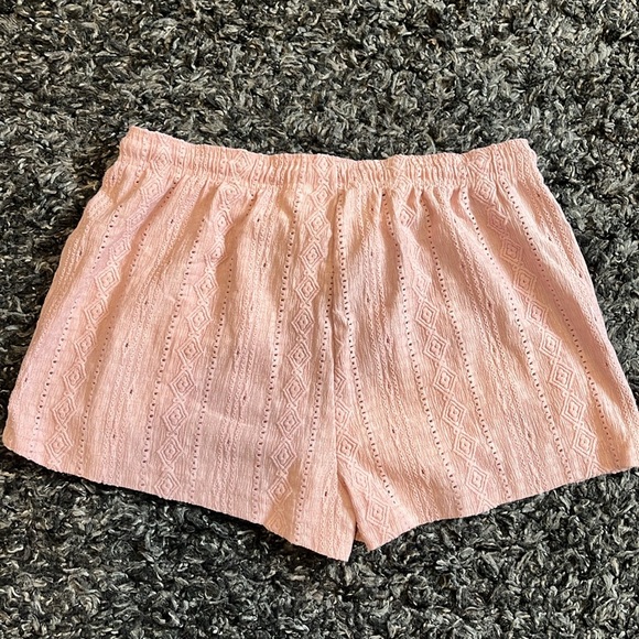 Summer Pink Mid Rise Shorts - Picture 2 of 4